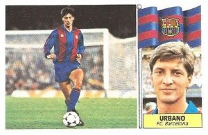 Liga 86-87. Urbano (FC Barcelona). Ediciones Este.