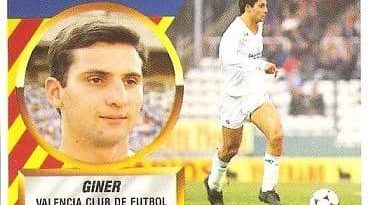 Liga 88-89. Giner (Valencia C. F.) Ediciones Este.
