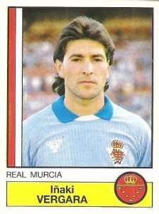 Fútbol 87. Vergara (Real Murcia). Ediciones Panini.