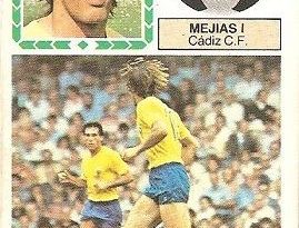Liga 83-84. Mejías I (Cádiz C. F.) Ediciones Este.