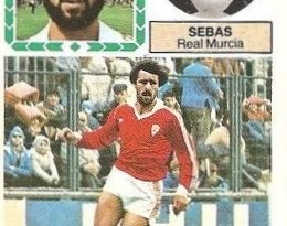 Liga 83-84. Sebas (Real Murcia). Ediciones Este.