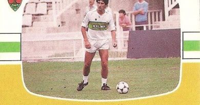 Liga 84-85. Fichaje N.º 6 B Adriano (Elche C. F.). Cromos Cano.