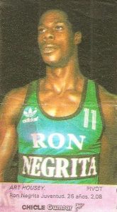 Liga Baloncesto 1985-1986. Housey (Ron Negrita Joventud). Chicle Gumtar.