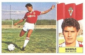 Liga 86-87. Manolo (Real Murcia). Ediciones Este.