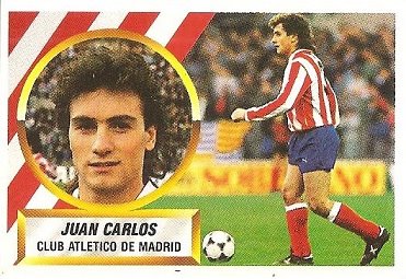 Liga 88-89. Juan Carlos (Atlético de Madrid). Ediciones Este.