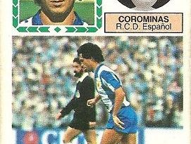 Liga 83-84. Corominas (R. C. D. Español). Ediciones Este.
