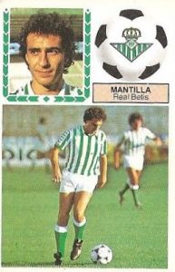 Liga 83-84. Mantilla (Real Betis). Ediciones Este.