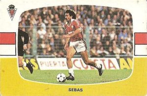 Liga 84-85. Sebas (Real Murcia). Cromos Cano.