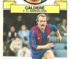 Liga 85-86. Calderé (F. C. Barcelona). Ediciones Este.