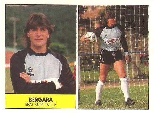 Liga 87-88. Bergara (Real Murcia). Ediciones Festival.