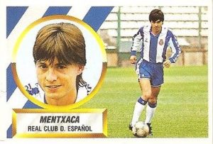 Liga 88-89. Menchaca (R.C.D. Español). Ediciones Este.
