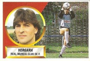 Liga 88-89. Vergara (Real Murcia). Ediciones Este.