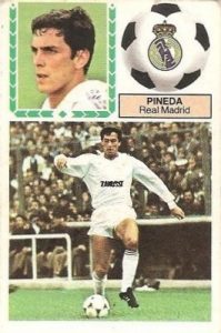 Liga 83-84. Pineda (Real Madrid). Ediciones Este.