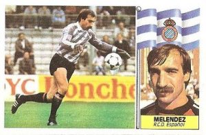 Liga 86-87. Meléndez (R. C. D. Español). Ediciones Este.
