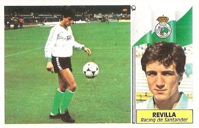 Liga 86-87. Revilla (Racing de Santander). Ediciones Este.