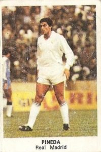 Fútbol 84. Pineda (Real Madrid). Cromos Cano.