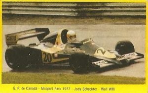 Grand Prix Ford 1982. Jody Scheckter (Tyrrell). Editorial Danone.