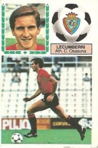 Liga 83-84. Lecumberri (Club Atlético Osasuna). Ediciones Este.