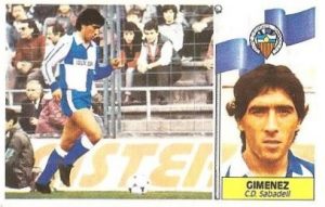 Liga 86-87. Giménez (Coloca por Merayo) (Centro de Deportes Sabadell). Ediciones Este.