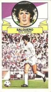 Liga 85-86. Salguero (Real Madrid). Ediciones Este.