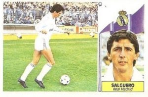 Liga 86-87. Salguero (Real Madrid). Ediciones Este.