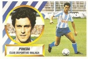 Liga 88-89. Pineda (C. D. Málaga). Ediciones Este.