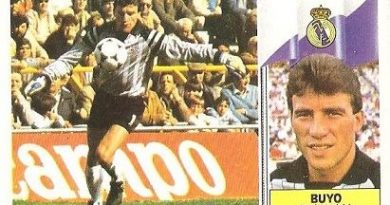 Liga 86-87. Buyo (Real Madrid). Ediciones Este.