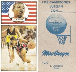 Baloncesto 1986-1987. Tyrone Bogues (Estados Unidos). Ediciones J. Merchante.