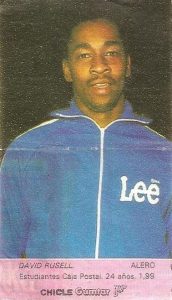 Liga Baloncesto 1985-1986. Russell (Estudiantes). Chicle Gumtar.