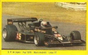 Grand Prix Ford 1982. Mario Andretti (Lotus). (Editorial Danone).