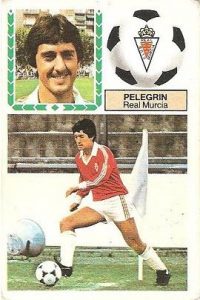 Liga 83-84. Pelegrín (Real Murcia). Ediciones Este.