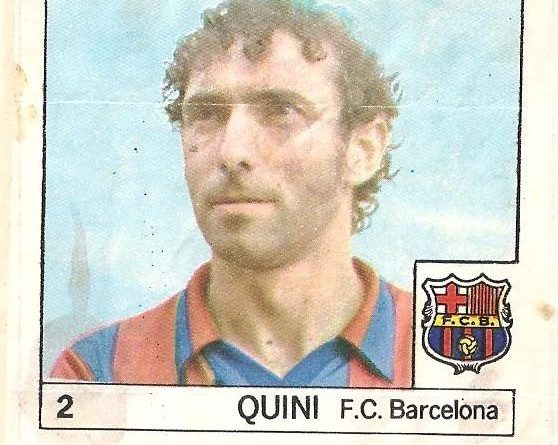 Super Cromos Los Mejores del Mundo (1981). Quini (F.C. Barcelona). Chicle Fútbol Boomer.