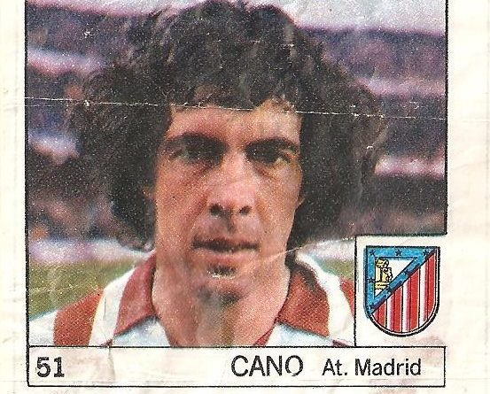Super Cromos Los Mejores del Mundo (1981). Rubén Cano (Atlético de Madrid). Chicle Fútbol Boomer.