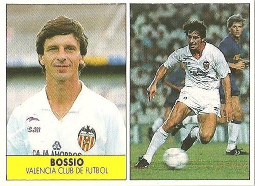 Liga 87-88. Bossio (Valencia C.F.). Ediciones Festival.