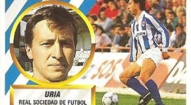 Liga 88-89. Uría (Real Sociedad). Ediciones Este.