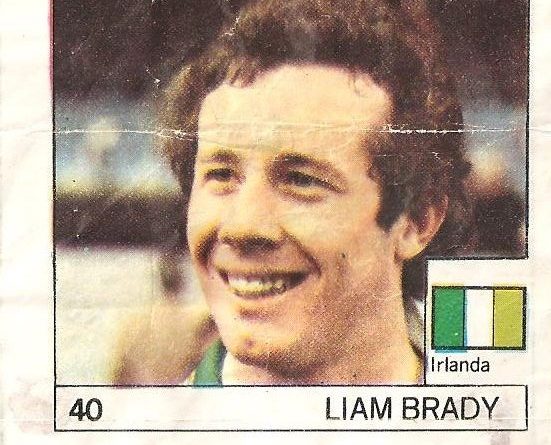 Super Cromos Los Mejores del Mundo (1981). Brady (Irlanda). Chicle Fútbol Boomer.
