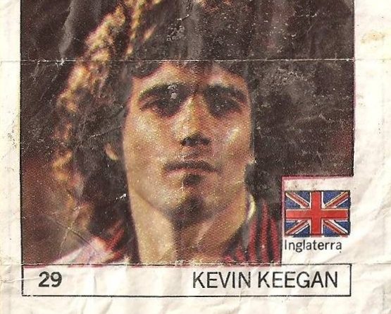 Super Cromos Los Mejores del Mundo (1981). Keegan (Inglaterra). Chicle Fútbol Boomer.