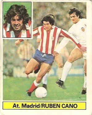Liga 81-82. Rubén Cano (Atlético de Madrid). Ediciones Este.