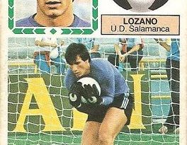 Liga 83-84. Lozano (U.D. Salamanca). Ediciones Este.