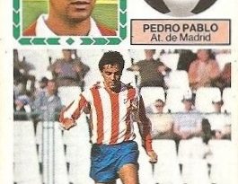 Liga 83-84. Pedro Pablo (Atlético de Madrid). Ediciones Este.