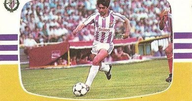 Liga 84-85. Aracil (Real Valladolid). Cromos Cano.