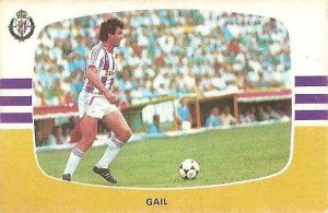Liga 84-85. Gail (Real Valladolid). Cromos Cano.