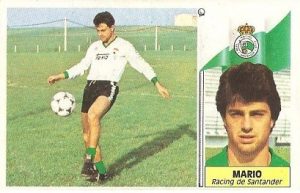Liga 86-87. Mario (Racing de Santander). Ediciones Este.