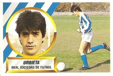 Liga 88-89. Urbieta (Real Sociedad). Ediciones Este.