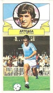 Liga 85-86. Arteaga (Real Club Celta de Vigo). Ediciones Este.