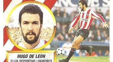 Liga 88-89. Hugo de León (C.D. Logroñés). Ediciones Este.