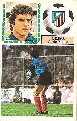 Liga 83-84. Mejias (Atlético de Madrid). Ediciones Este.