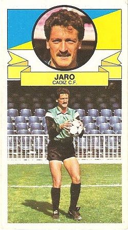 Liga 85-86. Jaro (Cádiz C.F.). Ediciones Este.