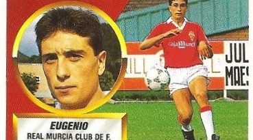 Liga 88-89. Eugenio (Real Murcia). Ediciones Este.