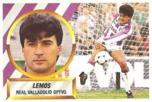 Liga 88-89. Lemos (Real Valladolid). Ediciones Este.